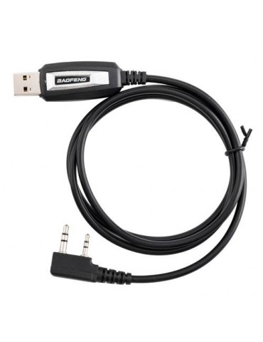 USB Programming Cable for Baofeng Walkie Talkie Black